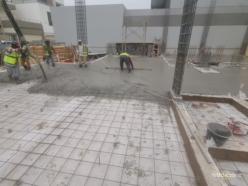 Tradezone Construction workers on site in Bahrain