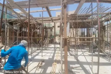 Workers on site