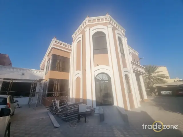 Tradezone project - villa entrance elevation