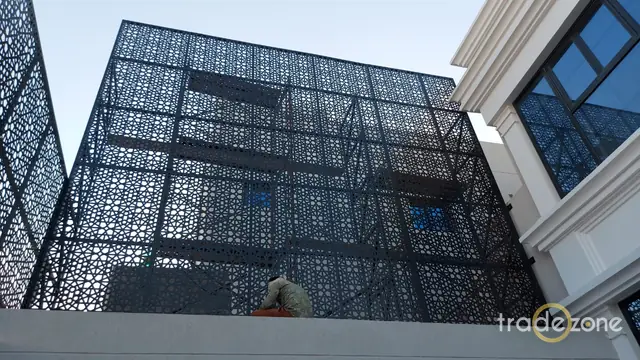 Tradezone project - mashrabiya facade